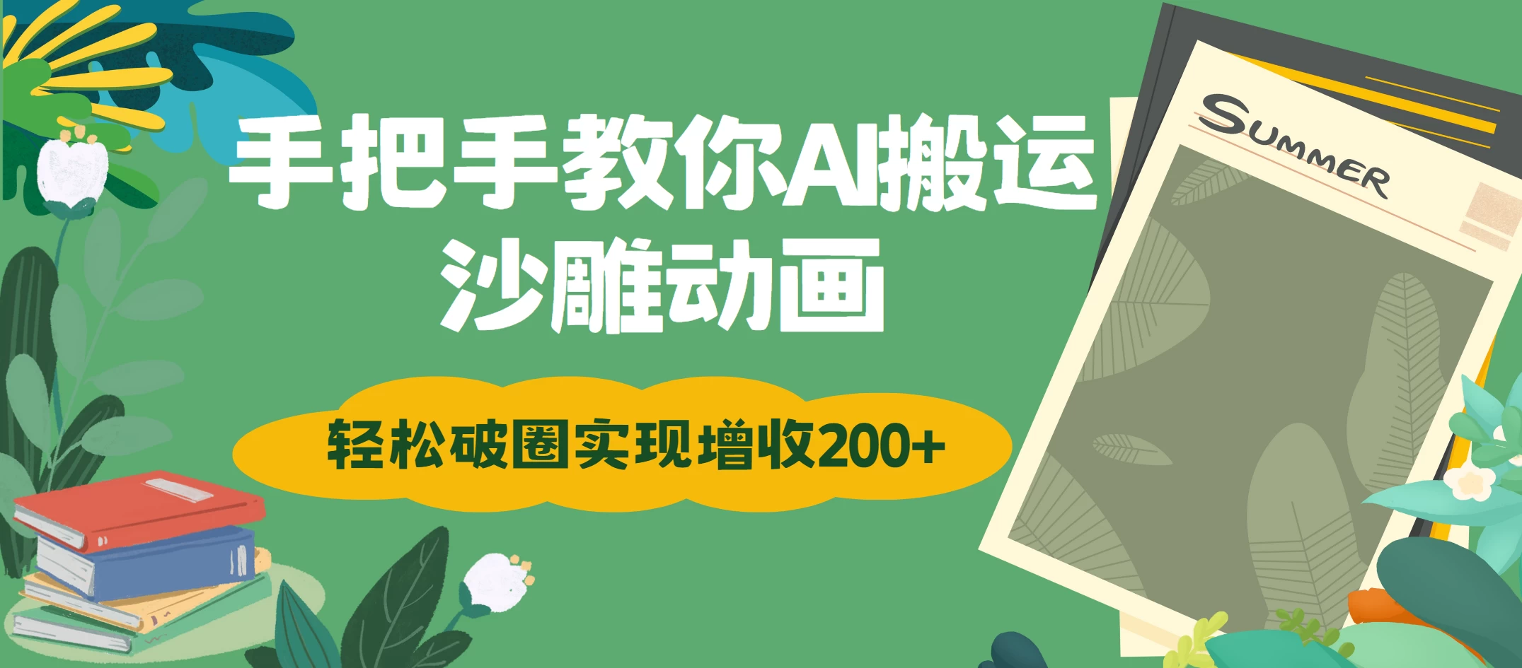 手把手教你用AI搬运沙雕动画轻松破圈实现增收200+ 第1张